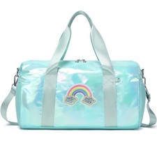 Dance Bag for Girls Dancers Ballet Bag Shiny Rainbow Sports Duffle Bag for Gi...