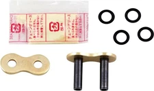 DID 530 VX3 Series X-Ring Chain ZJ Rivet-Type Master Link Gold