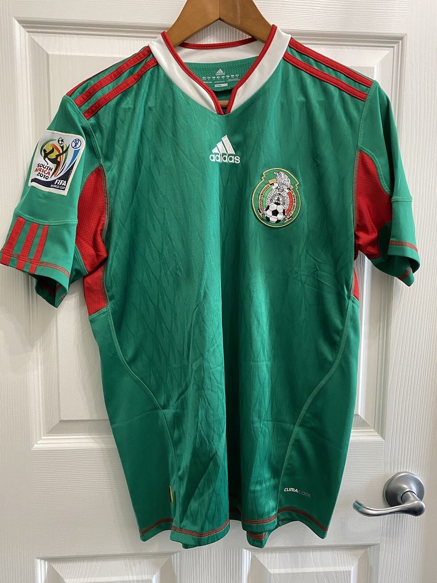 mexico 2010 world cup jersey W/ WC Patch Youth XL fits Like