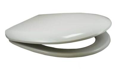 WC SITZ mit Edelstahlscharnier, Farbe: pergamon, Toilettendeckel, Thermoplast
