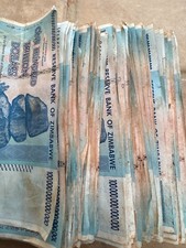 🇿🇼 ZIMBABWE 100 TRILLION DOLLAR AA/2008 P-91 BANKNOTE LOT OF 10 CIRCULATED