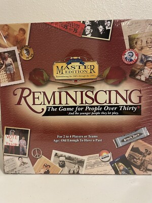 Reminiscing Board Game Deluxe Master Edition 1940s to 1990s 2-4 Players