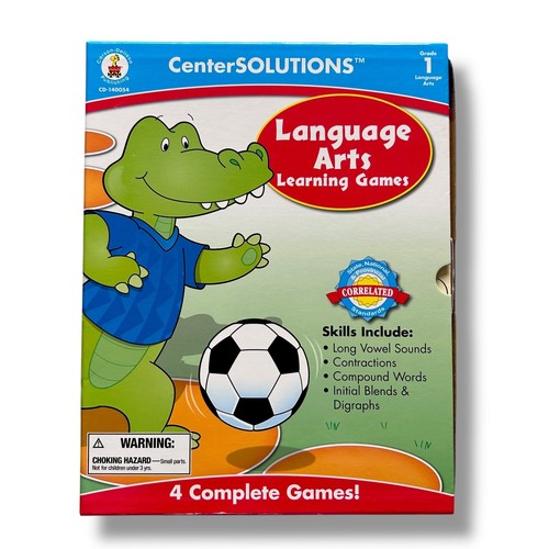 CenterSOLUTIONS 4-in-1 Sprachkunst Lernspiele, 1. Klasse - Bild 1 von 6