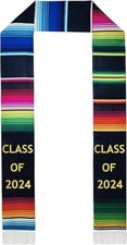 DELUXE MEXICAN GRADUATION SASH 2024  MEXICAN GRADUATION STOLE CLASS OF 2024