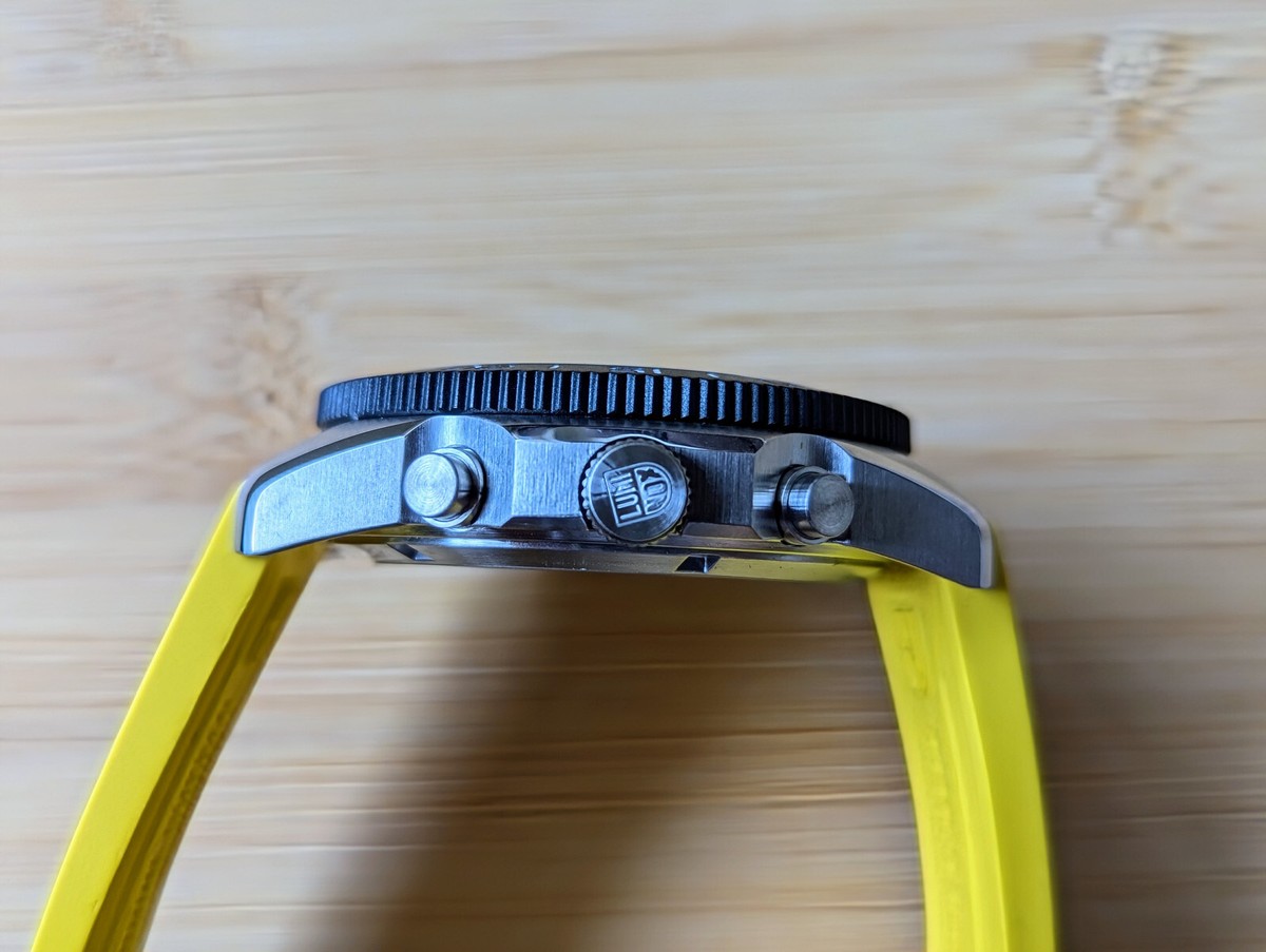 Luminox Pacific Diver Yellow Sapphire Black Dial Chronograph
