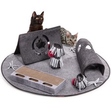 Katzenspielteppich, Intelligenzspielzeug für...