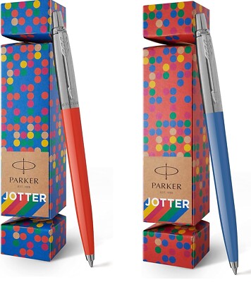 Parker Übungsheft Weihnachten Cracker Nachfüllbar Kugelschreiber