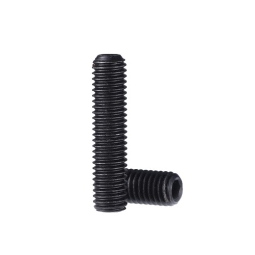 Black Concave Point Grub Screw Stainless Steel Hex Socket Set Screws M3 - M12 - Picture 4 of 83