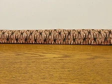 Door Window Draft Blocker Stopper Brown Snakeskin Design Unfilled Handmade USA