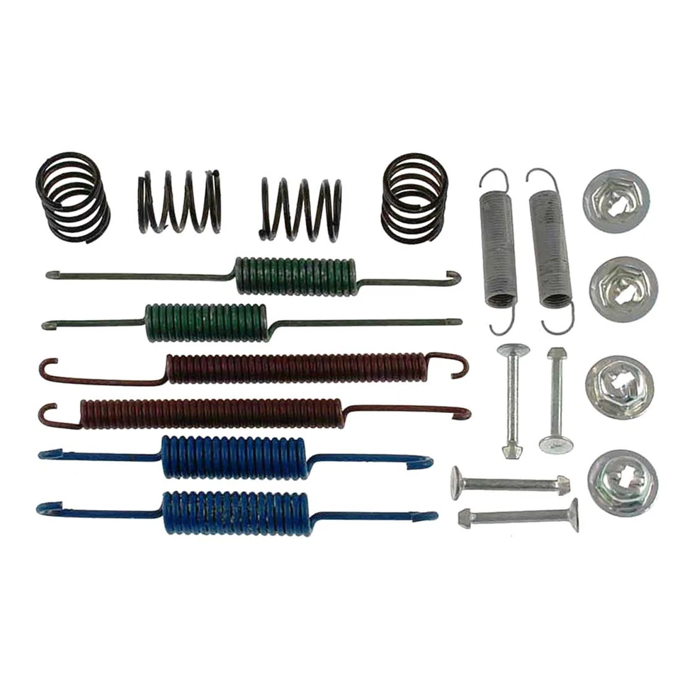 Tambores de freno traseros y zapatas de freno herrajes kit de resorte para Audi 5000 1981 1982-1988 Foto 4 de 4