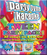 Party Tyme Karaoke: Tween Party Pack, Vol. 1 by Karaoke CD, 2014, 4 Discs,...