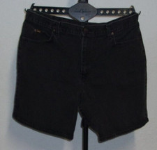 Lee Jeans Black Denim Shorts Men's Made in USA Tagged 40w Actual 37x8 INV#J-104