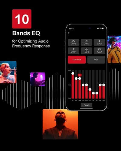 Apollo S70: Detachable Soundbar with RGB Lighting & Bluetooth 5.3 Connectivity - Picture 10 of 11