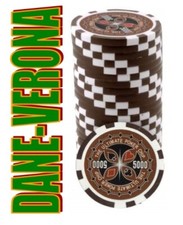 BLISTER da 25 Fiches/Chips 14 gr. mod. ULTIMATE POKER Valore 5.000