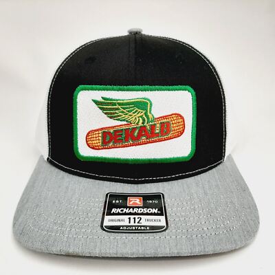 Dekalb Flying Corn Patch Richardson 112 Trucker Cap Hat Mesh Snapback Multicolor