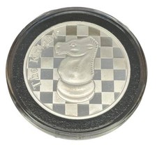 Chess Coin - 2nd Edition The Knight: 1 Troy Oz .999 Silver Round