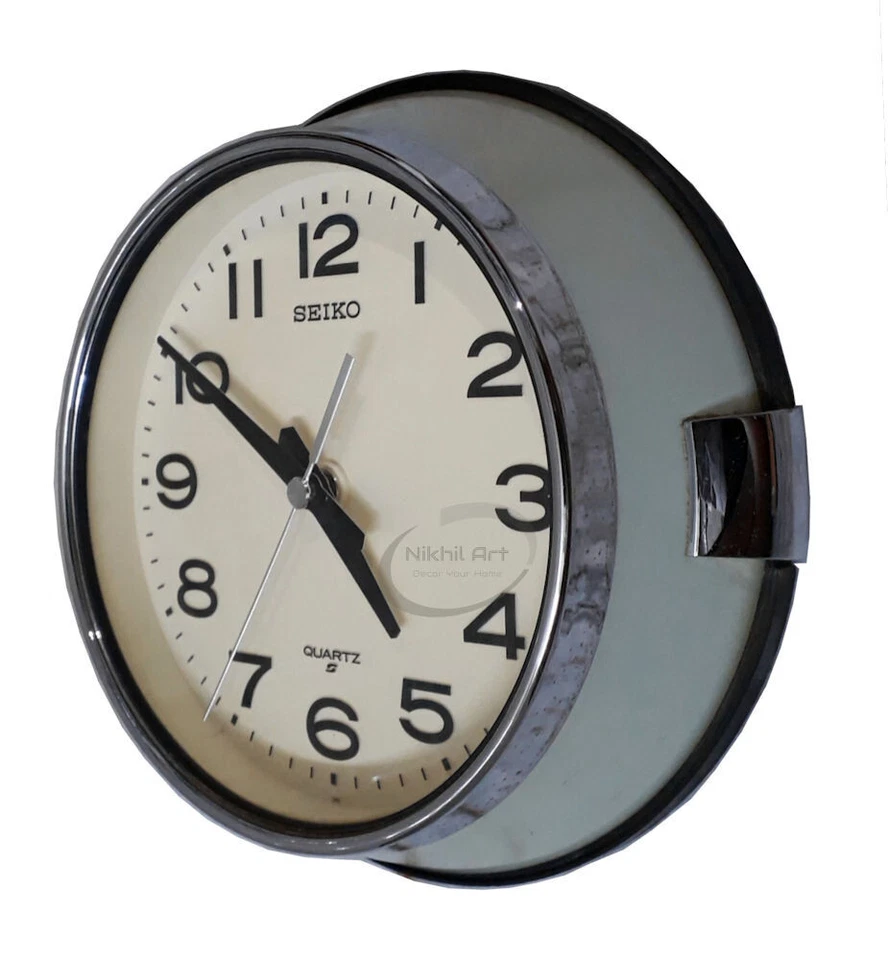 Antique  Seiko Quartz Wall Clock Made in Japan - Image 3 of 4