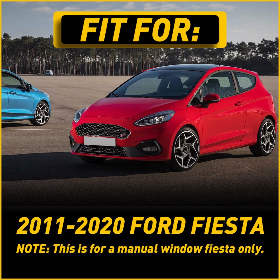 2x Left Driver Side Inner Door Pull Handle For 201120 Ford Fiesta Manual Window eBay