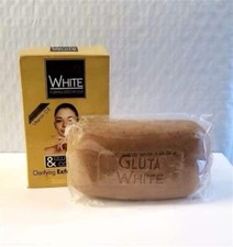 Gluta White Glutathione  Collagen Clarifying  Exfoliating Soap 190g