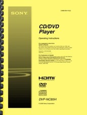 Sony DVP-NC85H Lettore CD DVD MANUALE ISTRUZIONI PER L'USO DEL PROPRIETARIO