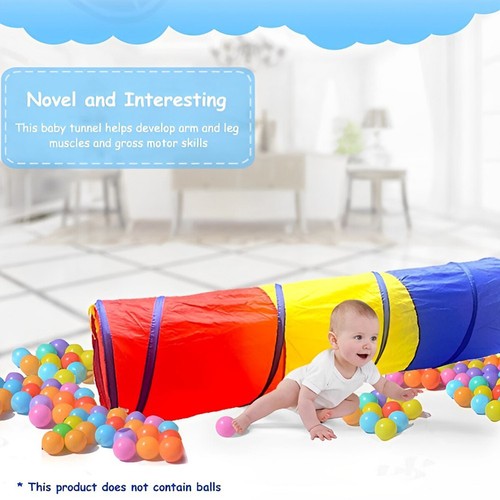 Kids Play Tunnel for Toddlers Pop Up Crawl Tunnel Playhouse for Boys Girls leaDB - Picture 10 of 12