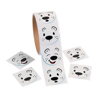 1 Roll Polar Bear Face Stickers 100 Round Stickers Total Approx. 1.5 ... on sale 1 Roll Polar Bear Face Stickers 100 Round Stickers Total Approx. 1.5 ... on sale