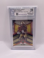 2023 Legacy Zay Flowers Rookie Under The Lights Silver Graded MGCo. Gem Mint 10