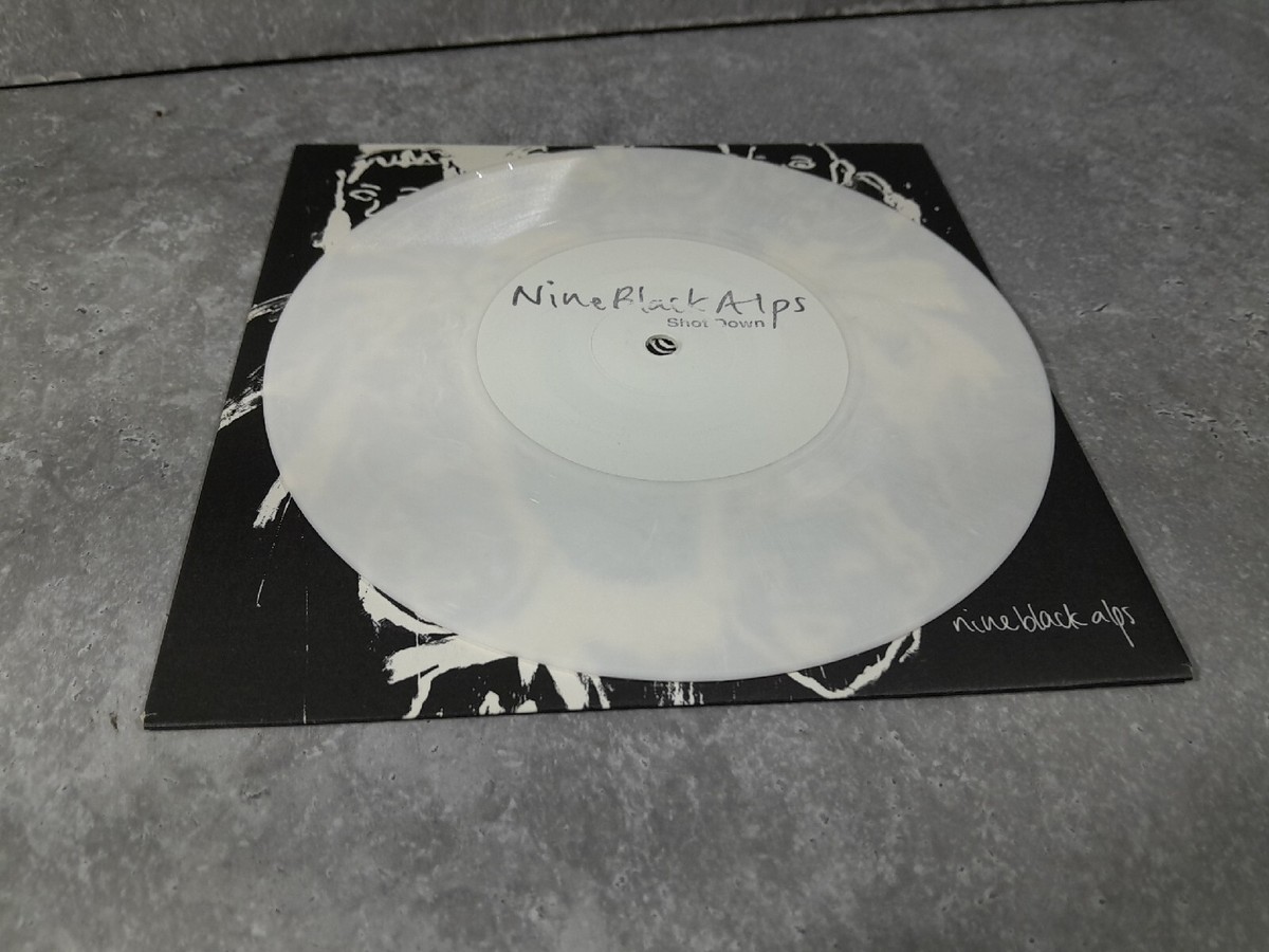 Nine Black Alps Shot Down Promo White 7 Inch Vinyl 2005