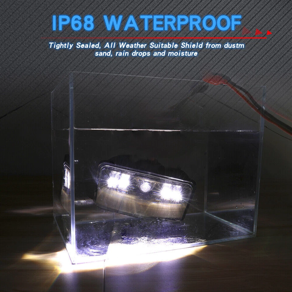 DOT 4PCS 4X6" LED Headlights Hi/Lo Turn signal Fit Buick Estate Wagon 1977-1983 - Image 4 of 4