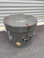 🥁 Vintage Fiberboard 23.5 x 18.5 Bass Drum Case Shell Storage FREE SHIPPING🌟