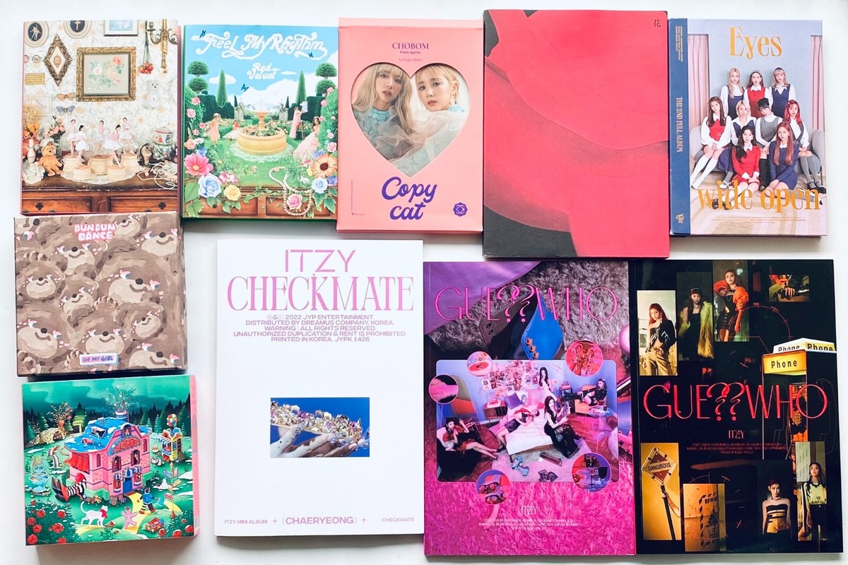 CHEAP K-POP LOT Albums BLACKPINK SNSD ITZY LOVELYZ OH MY GIRL RED