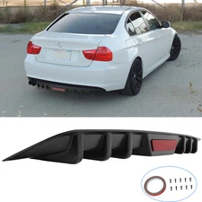 For 3 Series E90 E92 325I 328I 330I Rear Bumper Diffuser Lip Spoiler Splitter