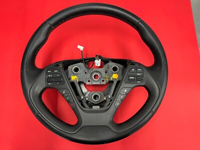 2014-2016 Kia Forte Leder Lenkung Rad Schwarz Mit Reise & Funktionen Gebraucht