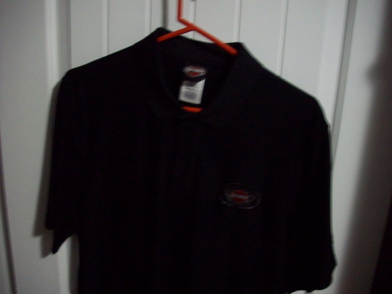 #59 Vintage Harley Davidson COLLARED Size XL