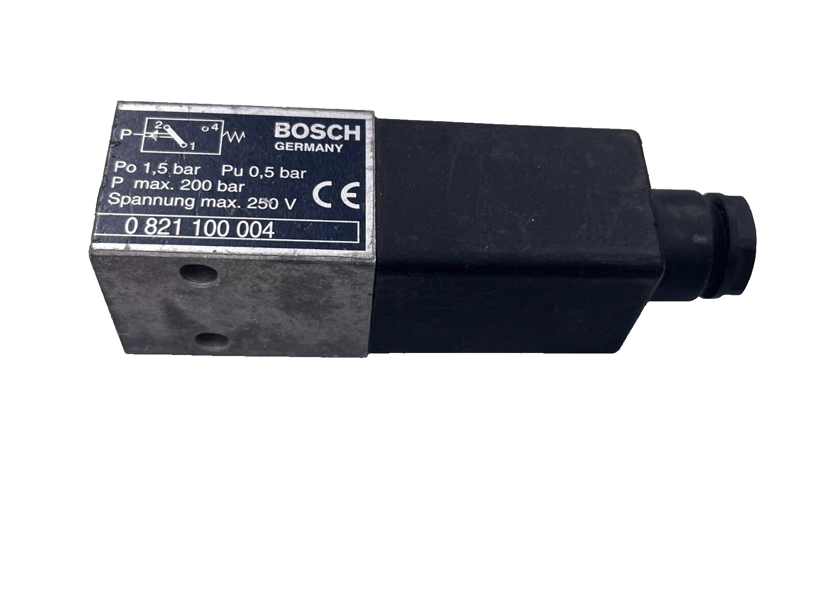 BOSCH 0821100004 Pressure Switch Po 1.5 bar Pu 0.5 bar G1/4 0 821 100 004