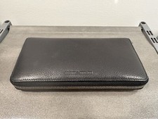 Emporio Armani Black Zip Wallet Men s