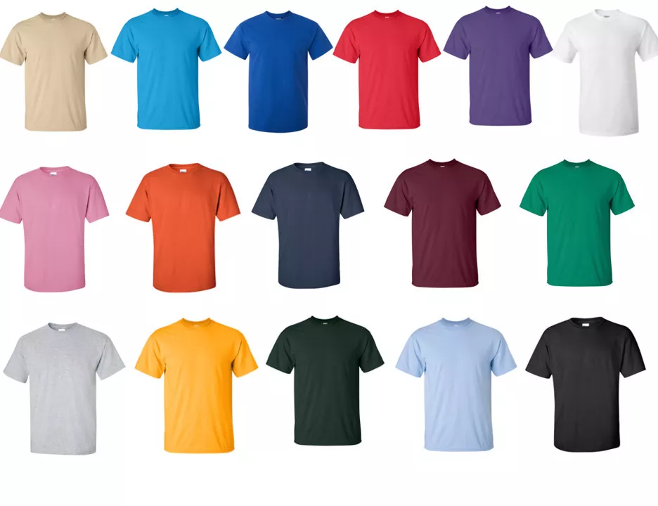 GILDAN Heavy Cotton Classic T-SHIRT Many Colors Wholesale BLANK Tee S-5XL  New!