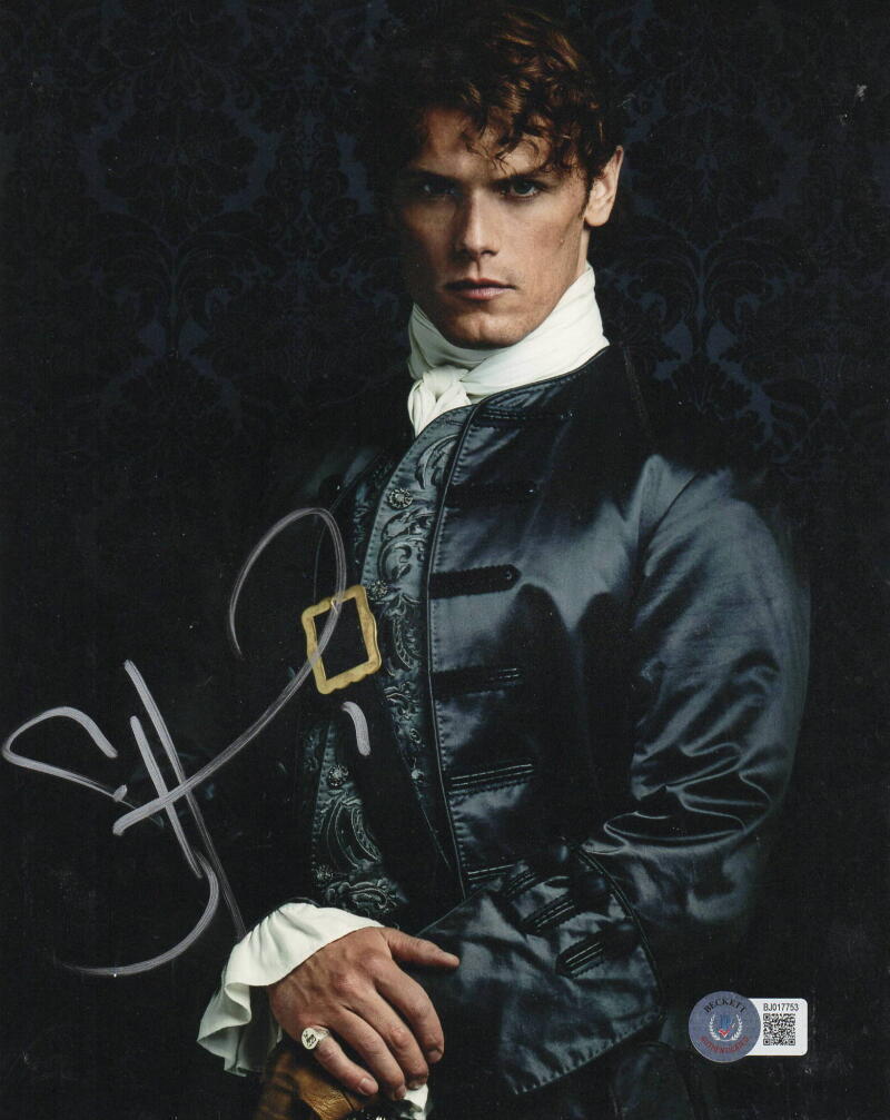 SAM HEUGHAN SIGNED 8X10 PHOTO OUTLANDER AUTHENTIC AUTOGRAPH