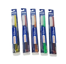 FIVE (5) WALGREENS LARGE FIRM HEAD 50 TUFT TOOTHBRUSHES DOBSON FREE SHIPPING