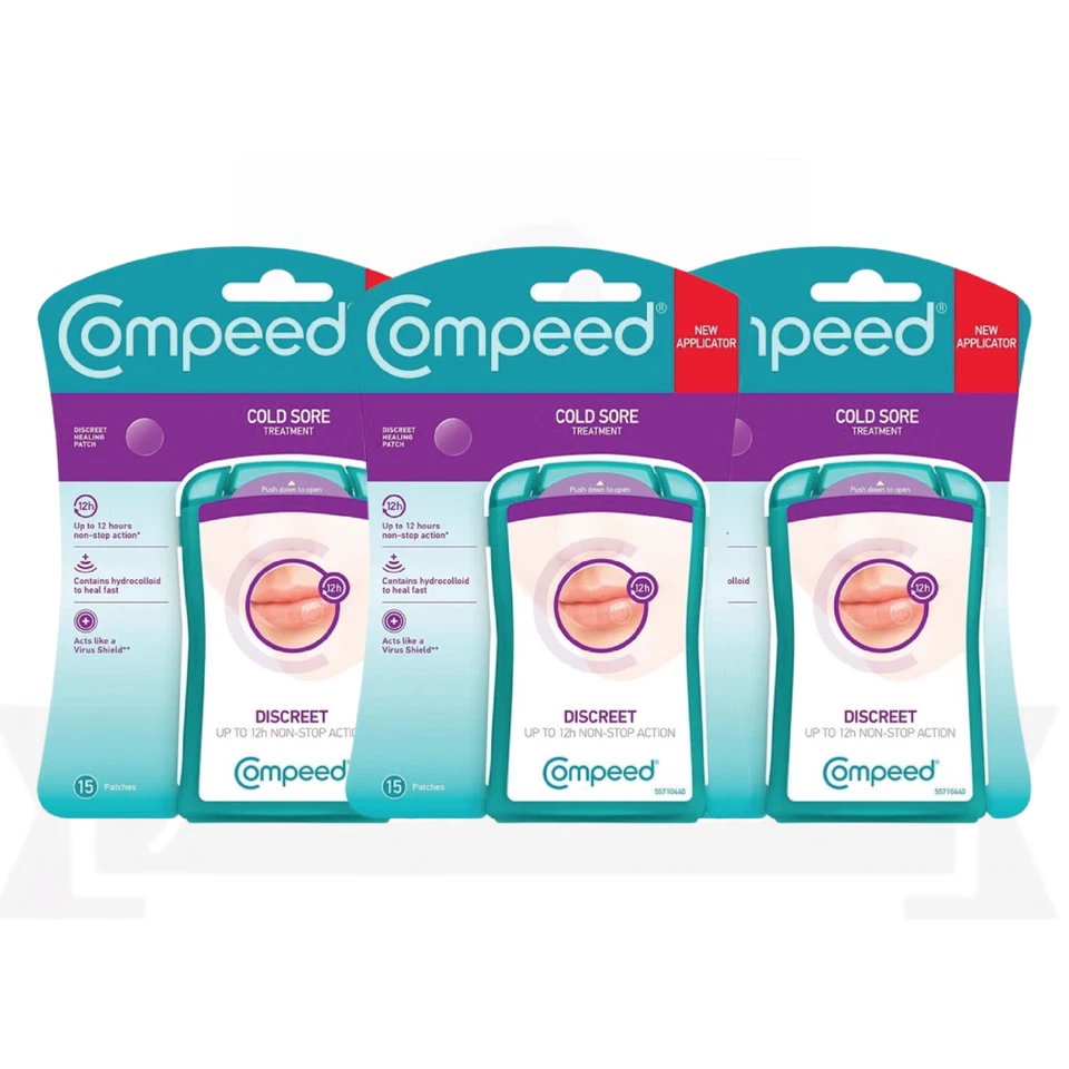 Paquete de 3 parches Compeed para herpes labial de 15 Foto 4 de 4