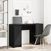 Schreibtisch Schwarz Eichen-Optik 120X42X76 Cm Holzwerkstoff