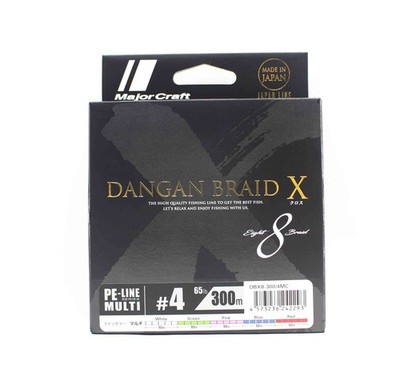 Major Craft Dangan Braid X Line X8 300m P.E 4 Multi DBX8-300/4MC (2293)