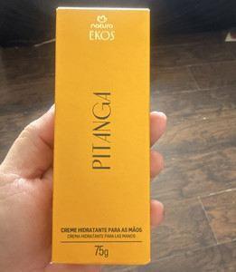 Natura Ekos Pitanga Hand Moisturizer Cream Vegan 48H Hydration Daily Use 75g