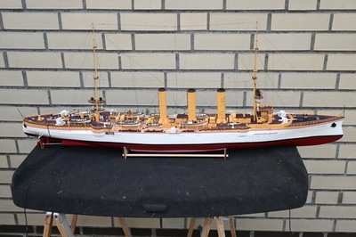 SMS Emden, 1:100, Holzbausatz mit Druckteilen