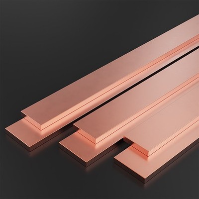 Kupferflachstange, 200 mm lang, ETP-Qualität   Ideal für Handwerker und Bastler