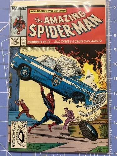 Amazing Spider-Man #306 (1988) NM Todd McFarlane Action Comics #1 Homage Key
