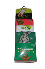 ~5 NEW Men's DREAMWORKS SHREK Christmas Socks! Shoe Size 6.5-12 Nice FS~