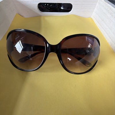 Tommy Hilfiger ''Trista'' WP OL33 Vented Oversize Sunglasses Tortoise Brown Lens