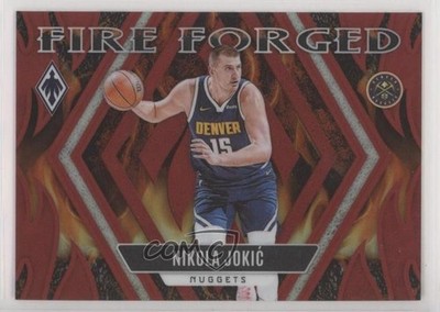 2023-24 Panini Phoenix Fire Forged Red 103/125 Nikola Jokic #4 00am