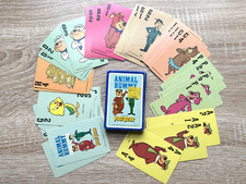 Vintage Animal Rummy Card Game Yogi Bear Hanna-Barbera 1979 Complete